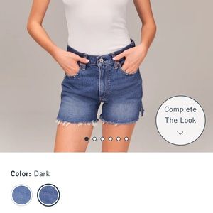 NWT Abercrombie 4” High Rise Mom Short